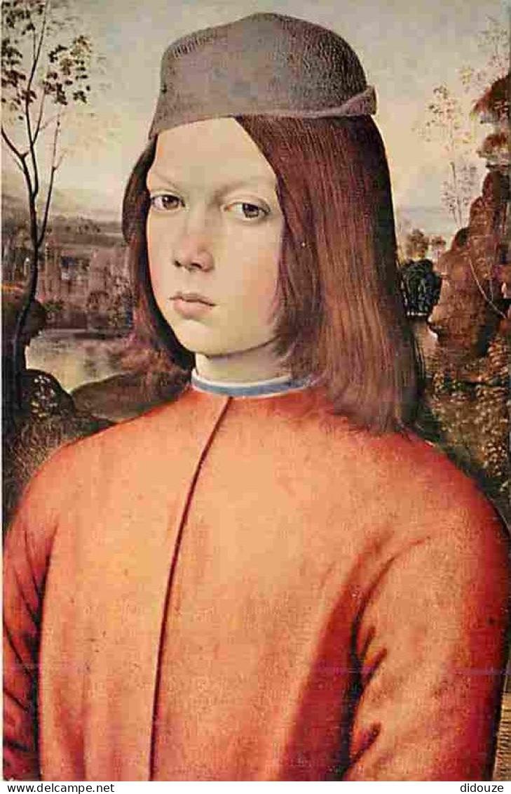 Art - Peinture - Bernardino Pinturicchio - Portrait De Jeune Garçon - CPM - Voir Scans Recto-Verso - Malerei & Gemälde