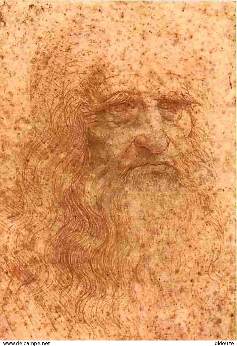 Peinture - Leonardo - Autoritratto - CPM - Voir Scans Recto-Verso - Peintures & Tableaux