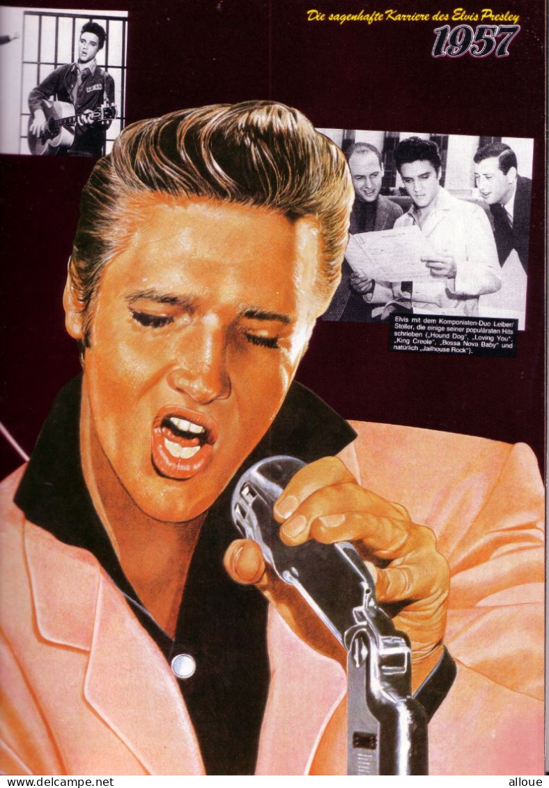 ELVIS LEBT ! (ELVIS PRESLEY DES VIES) - 36 pages + double POSTER (MAGAZINE ALLEMAND)