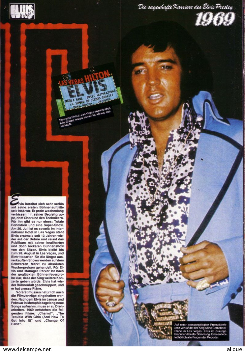 ELVIS LEBT ! (ELVIS PRESLEY DES VIES) - 36 pages + double POSTER (MAGAZINE ALLEMAND)