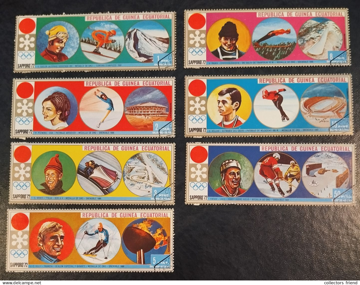 Guinea Ecuatorial - Olympia Olimpiques Olympic Games -  Sapporo'72 - Used - Invierno 1972: Sapporo