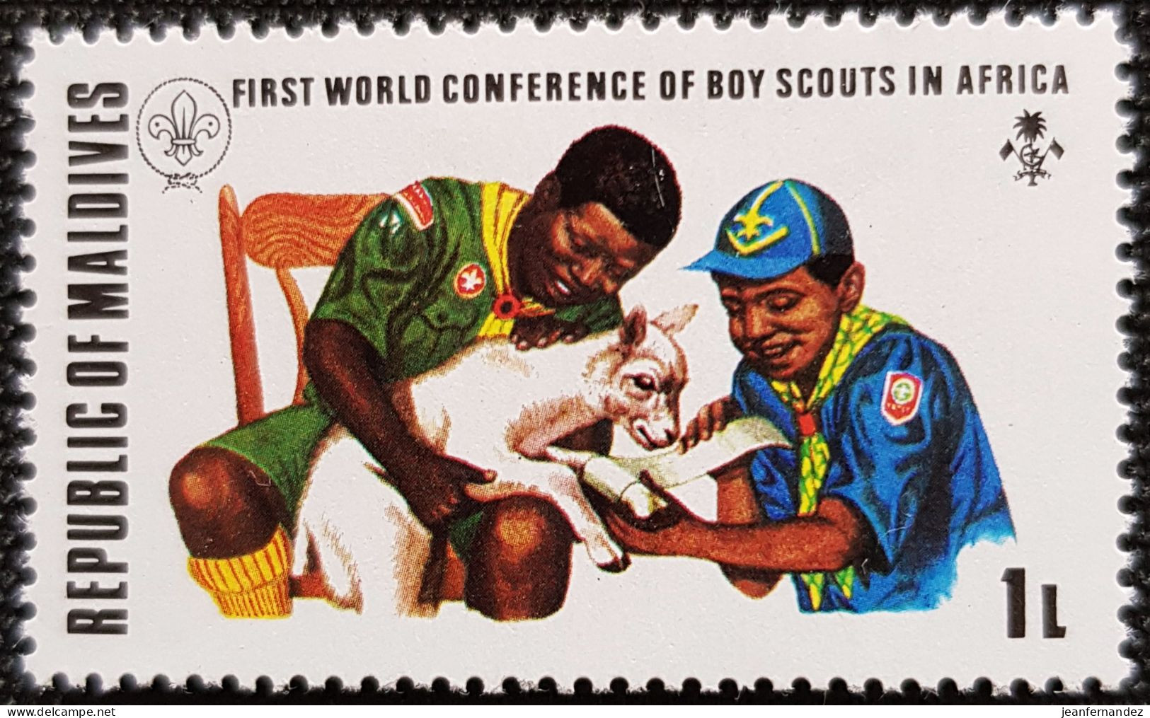 Maldives 1973 International Scouting Congress, Nairobi And Addis Ababa  Stampworld N° 323 - Maldives (1965-...)