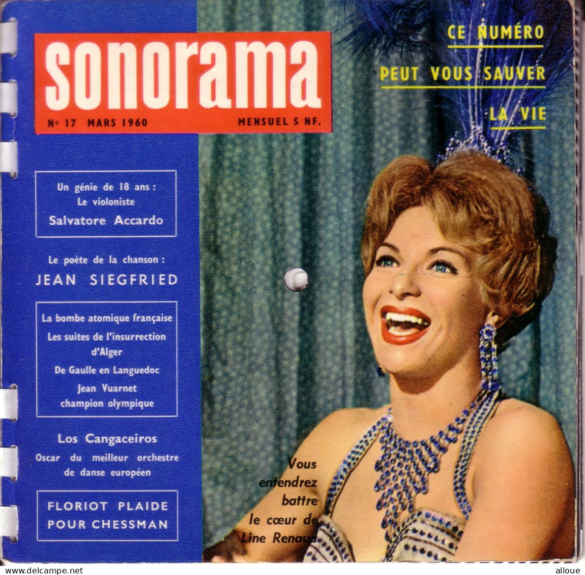 SONORAMA N° 17 03-60 - JEAN SIEGFRIED-JEAN VUARNET-SALVATORE ACCARDO-ROSANA SHIAFFINO-LOS CANGACEIROS - Ediciones De Colección