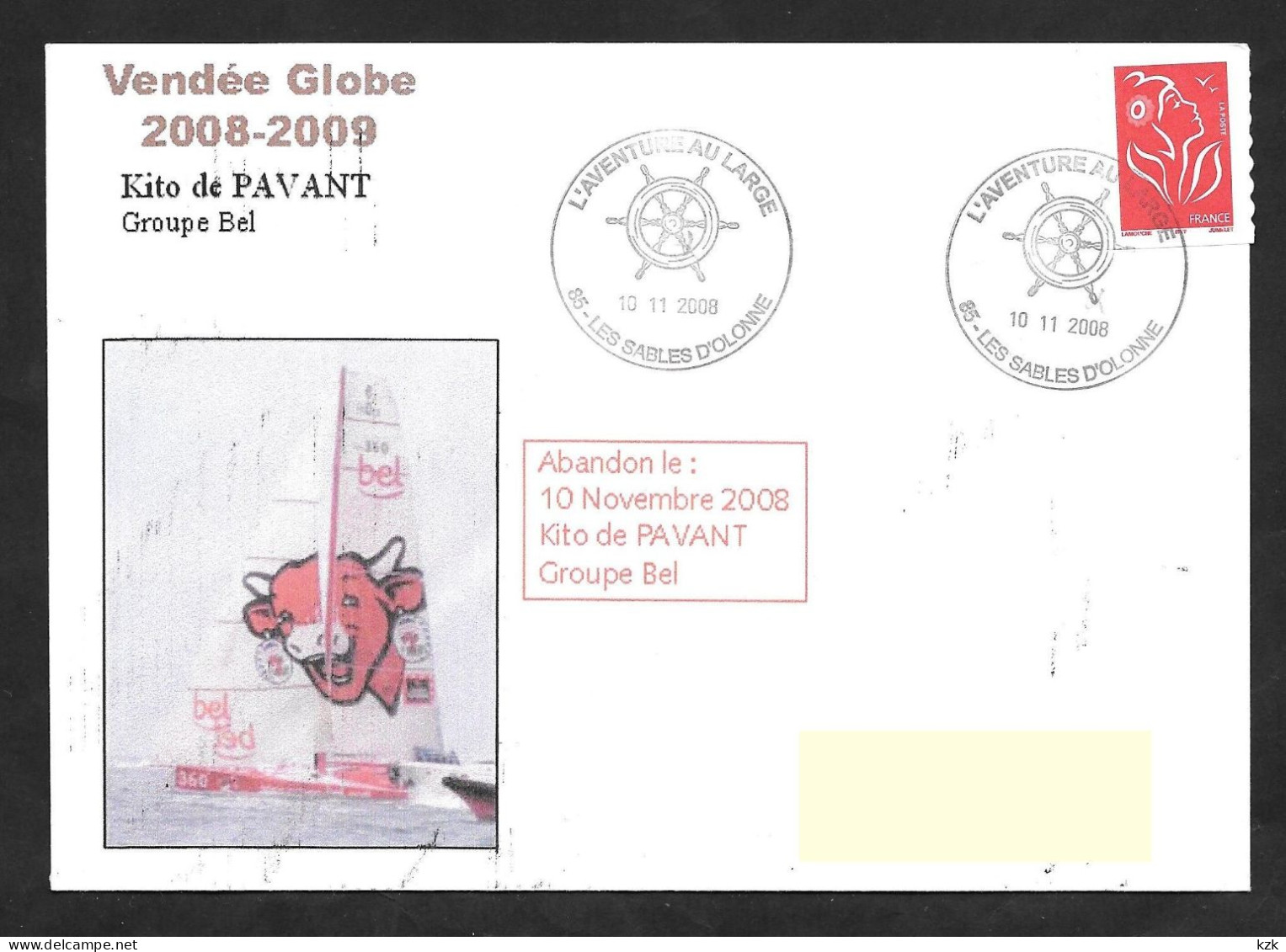1 19	157/158		Vendée Globe 2008/09	-	Kito De Pavant  Sur Groupe Bel - Segeln