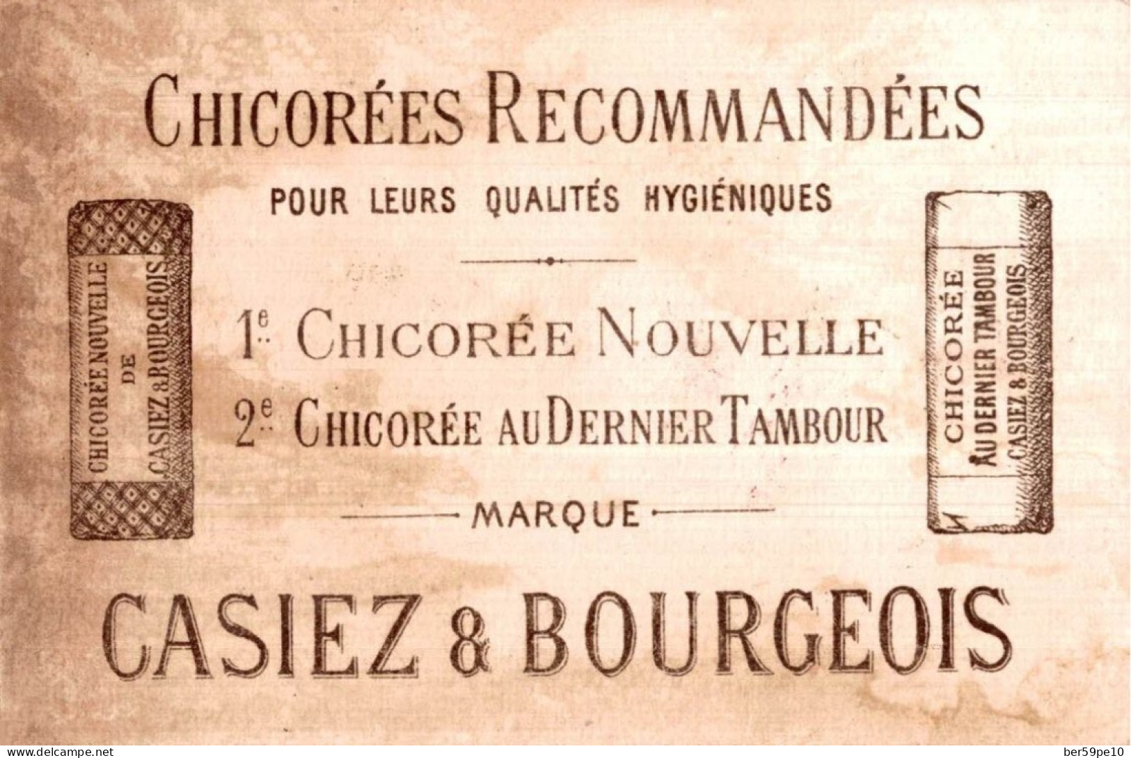 CHROMO CHICOREE NOUVELLE DE CASIEZ & BOURGEOIS LA LUNE - Thee & Koffie