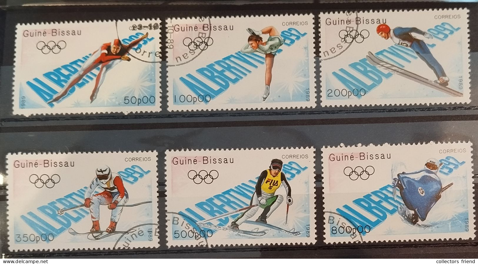 Guinea Bissau - Olympia Olimpiques Olympic Games -  Albertville '92 - 6 Stamps - Used - Winter 1992: Albertville
