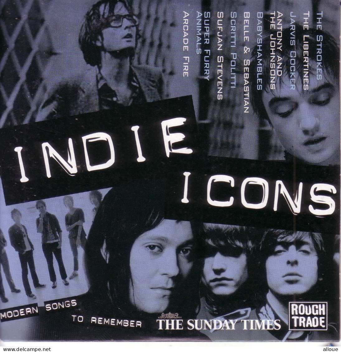 INDIE ICONS - CD PROMO THE SUNDAY TIME POCHETTE CARTON - THE STROKES-THE LIBERTINES- - Andere - Engelstalig