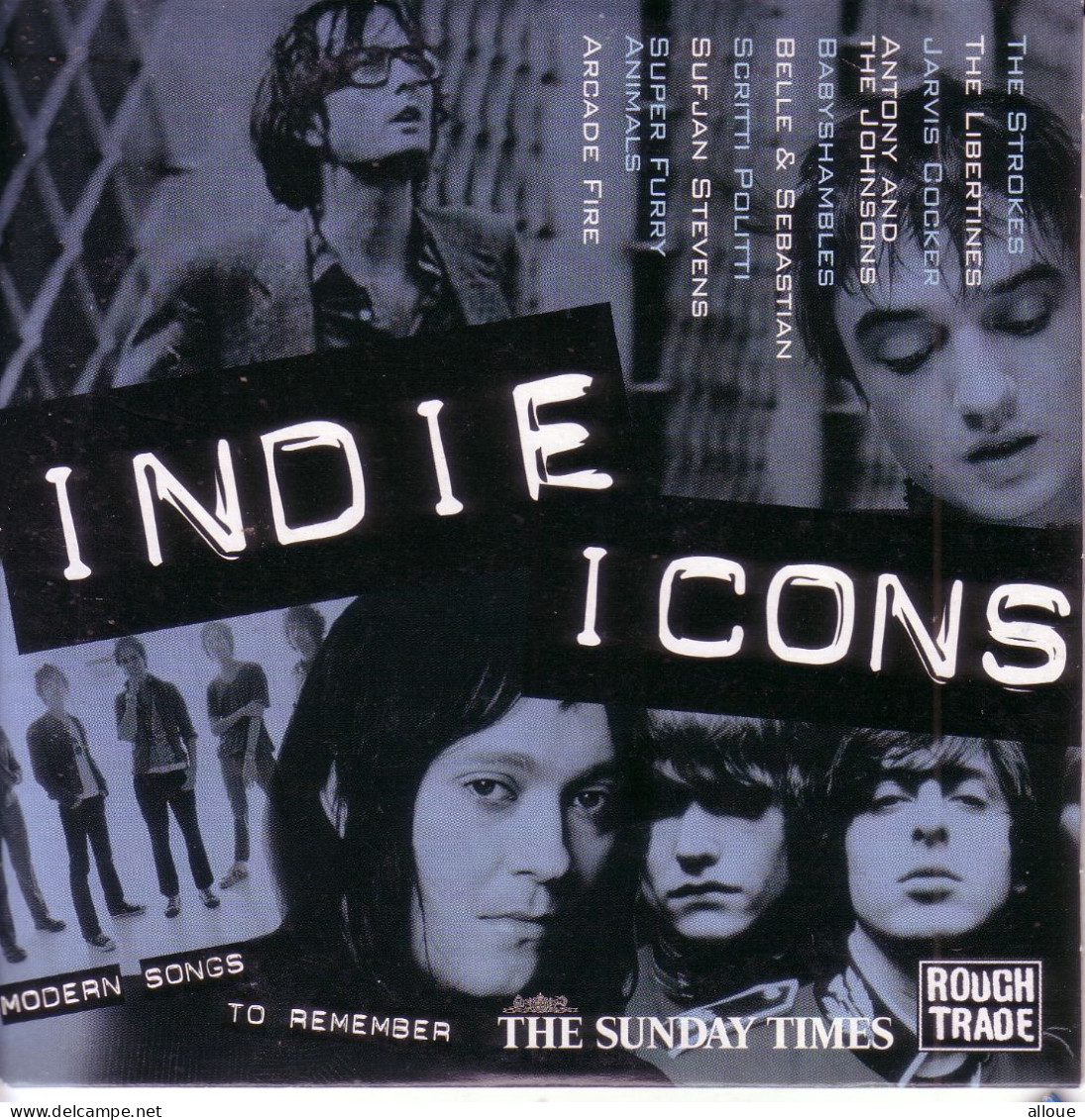 INDIE ICONS - CD PROMO THE SUNDAY TIME POCHETTE CARTON - THE STROKES-THE LIBERTINES- - Autres - Musique Anglaise