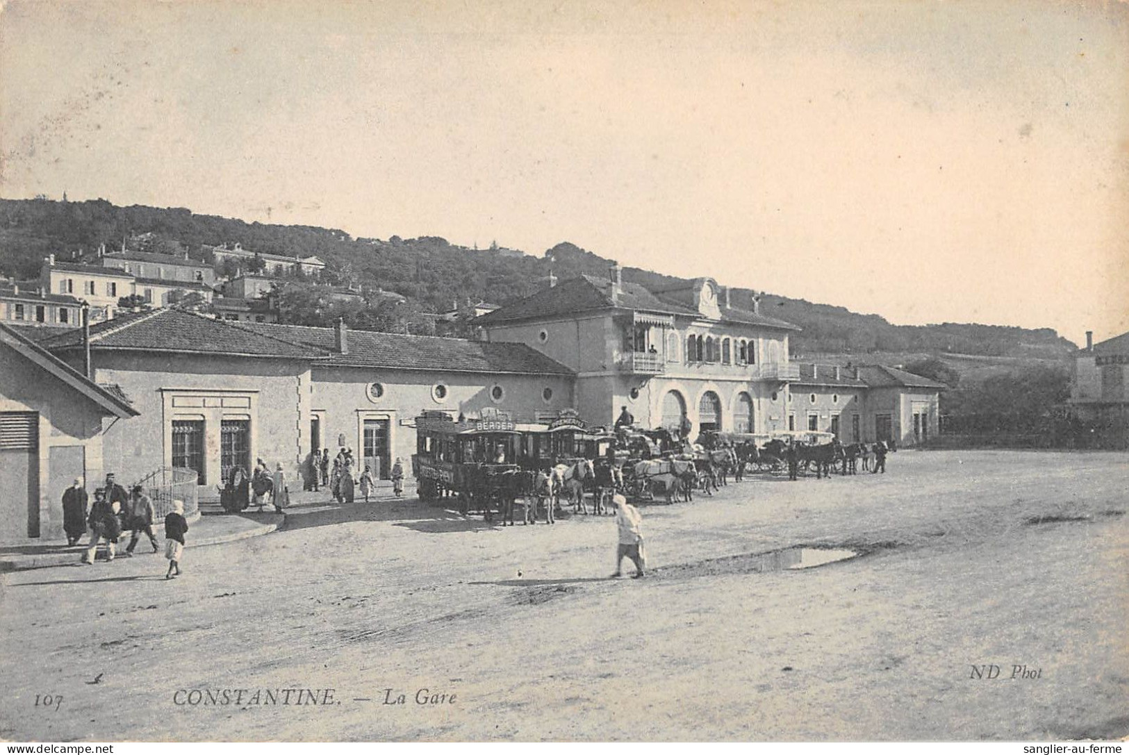 CPA ALGERIE / CONSTANTINE / LA GARE - Konstantinopel