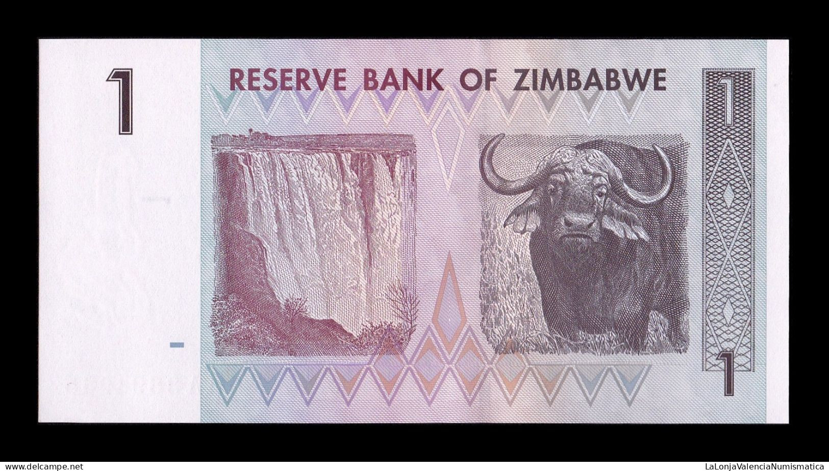 Zimbabwe 1 Dollar 2007 Pick 65 Sc Unc - Simbabwe