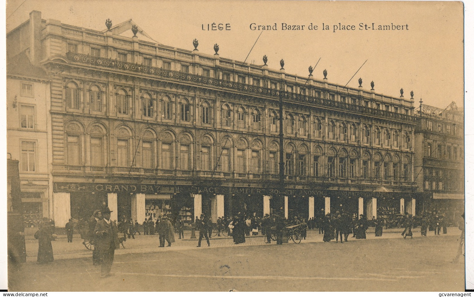 LIEGE      GRAND BAZAR DE LA PLACE ST.LAMBERT      2 SCANS - Liege