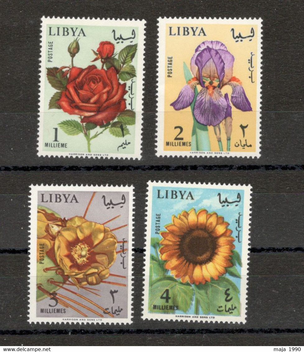 LIBYA - MNH SET - FLORA - FLOWERS - 1968. - Libyen