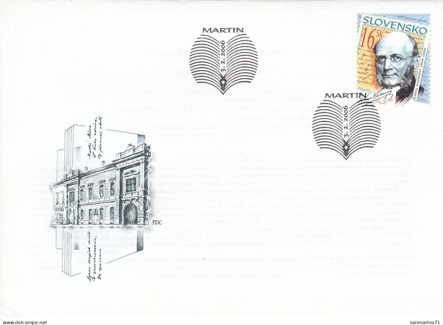 FDC SLOVAKIA 528 - FDC