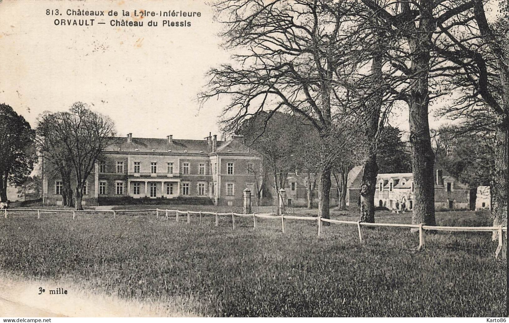 Orvault * Château Du Plessis * Châteaux De La Loire Inférieure N°813 - Orvault