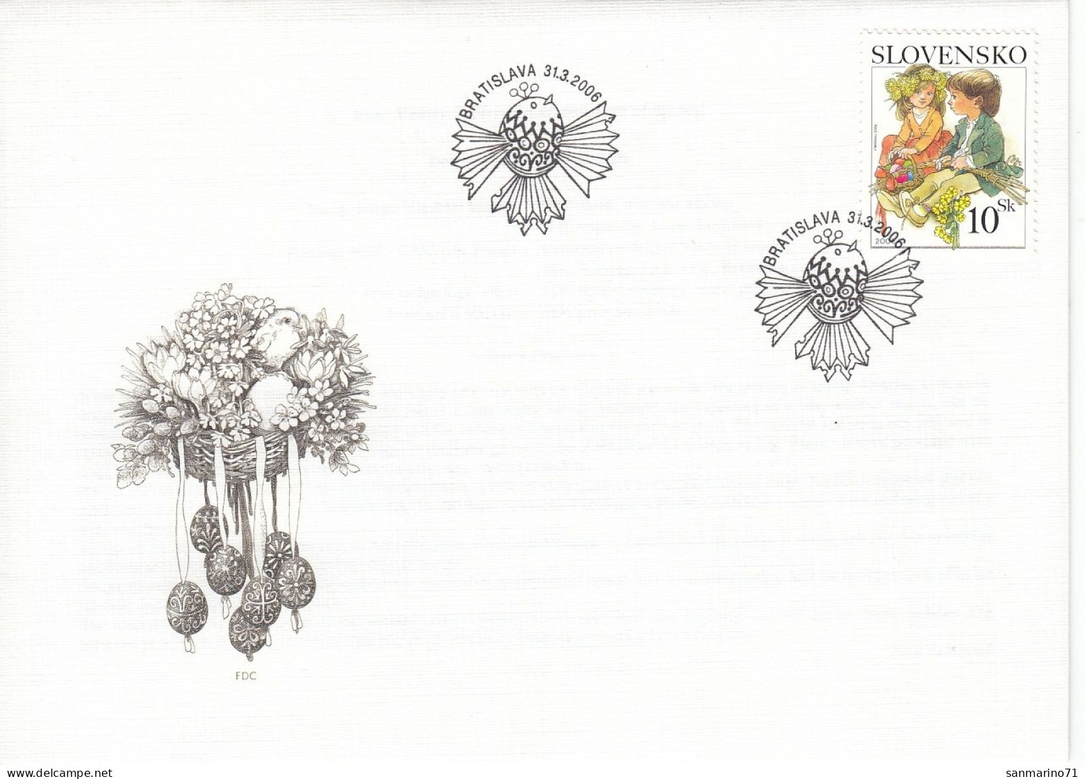 FDC SLOVAKIA 531 - FDC