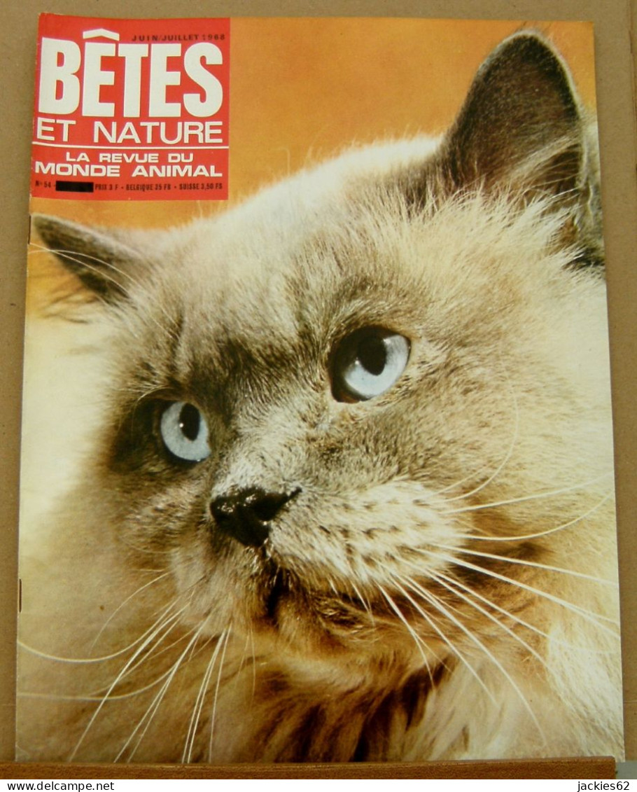 054/ LA VIE DES BETES / BETES ET NATURE N° 54 Du 6-7/1968, Voir Sommaire - Animals