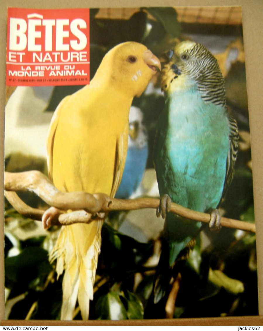 057/ LA VIE DES BETES / BETES ET NATURE N° 57 Du 10/1968, Voir Sommaire - Animali