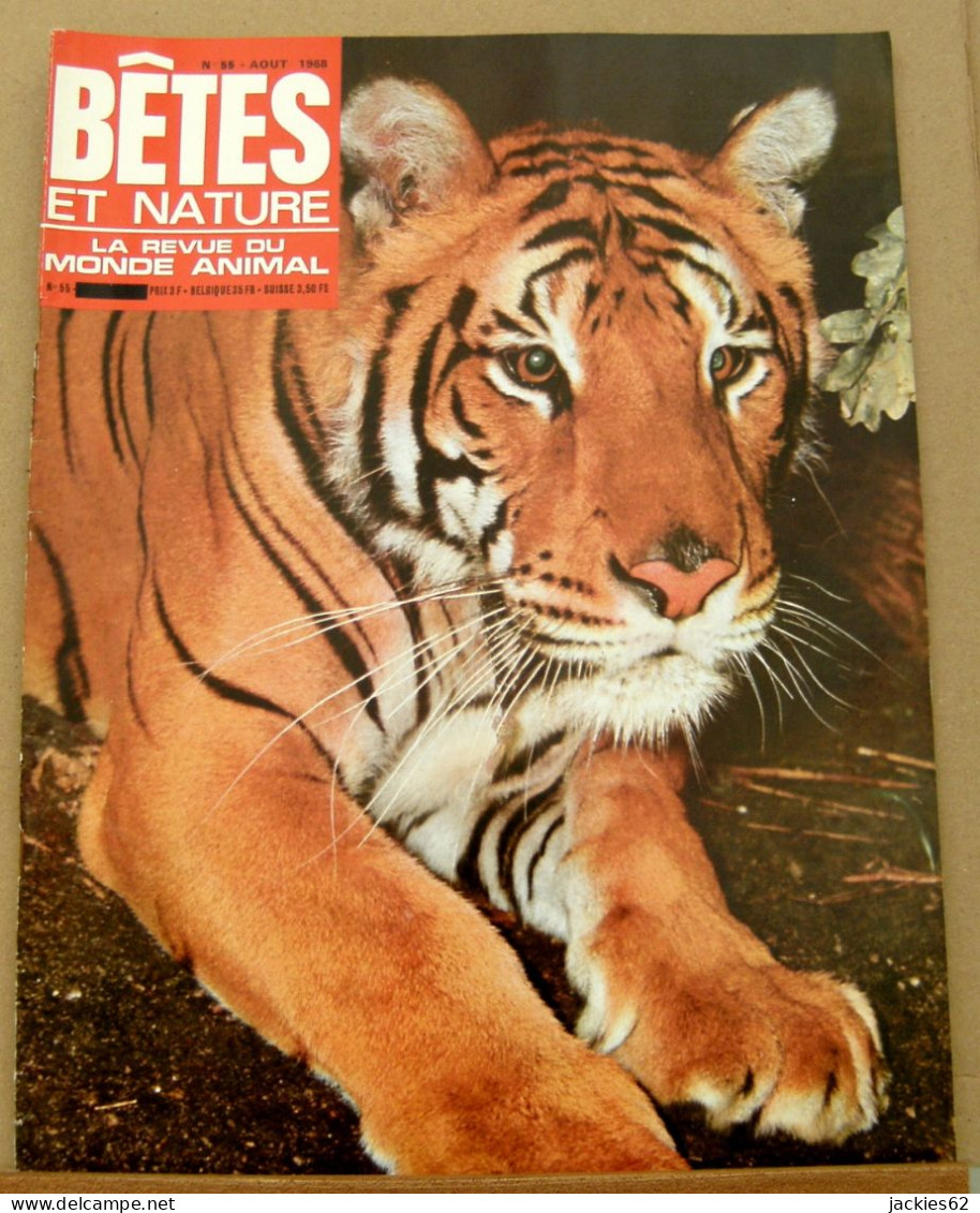 055/ LA VIE DES BETES / BETES ET NATURE N° 55 Du 8/1968, Voir Sommaire - Animali