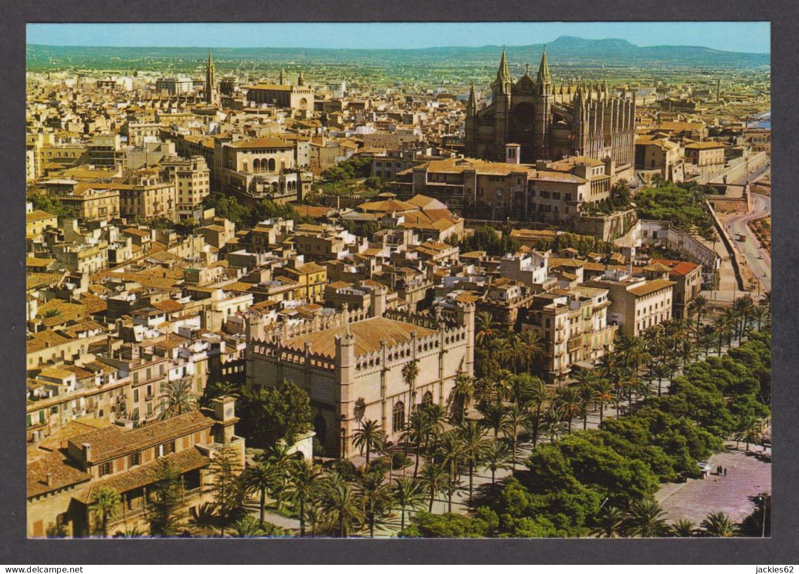 079169/ PALMA, Vista Aérea Del Paseo De Sagrera, La Lonja Y La Catedral - Palma De Mallorca