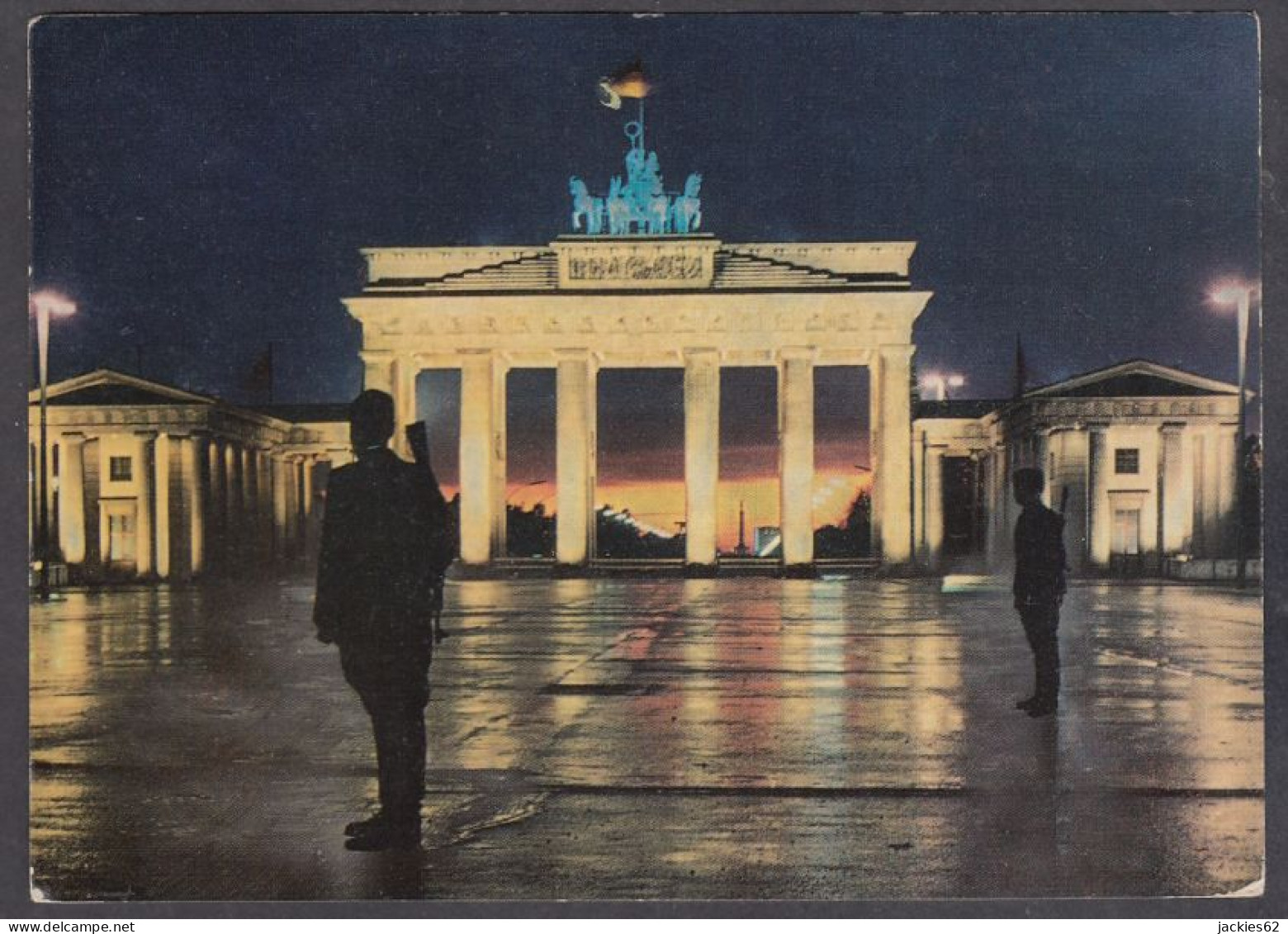 130469/ BERLIN, Nachts Am Brandenburger Tor - Brandenburger Deur