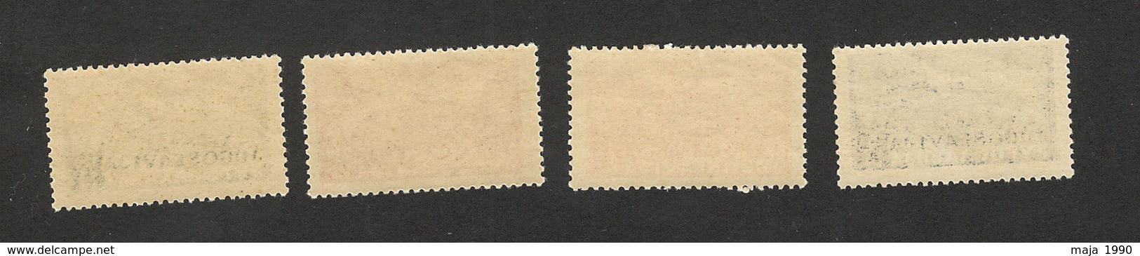 YUGOSLAVIA-MNH SET-TRACK SAMAC SARAJEVO-WORK ACTION-1947. - Unused Stamps