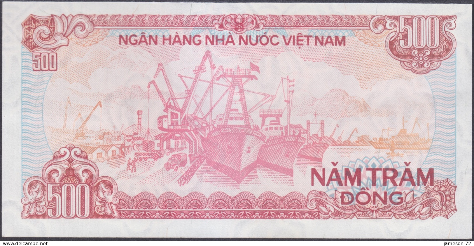 VIETNAM - 500 Dông 1988 (1989) P# 101 Asia Banknote - Edelweiss Coins - Viêt-Nam