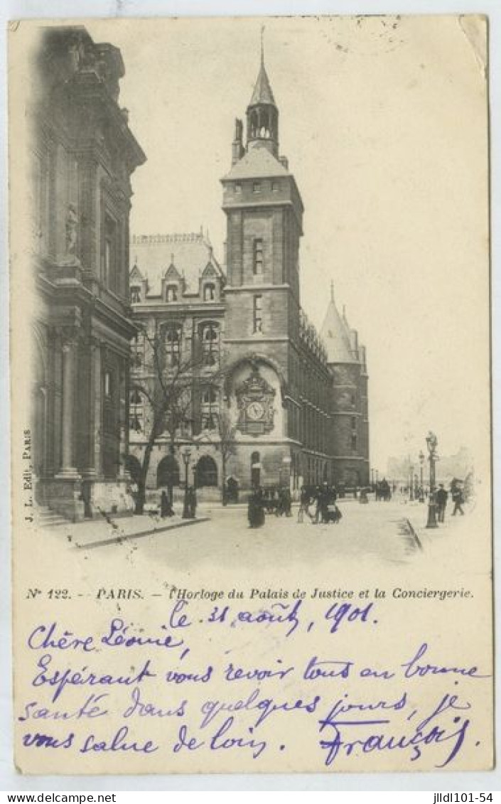 75 - Paris, L'horloge Du Palais De Justice Et La Conciergerie (lt8) - Paris (01)