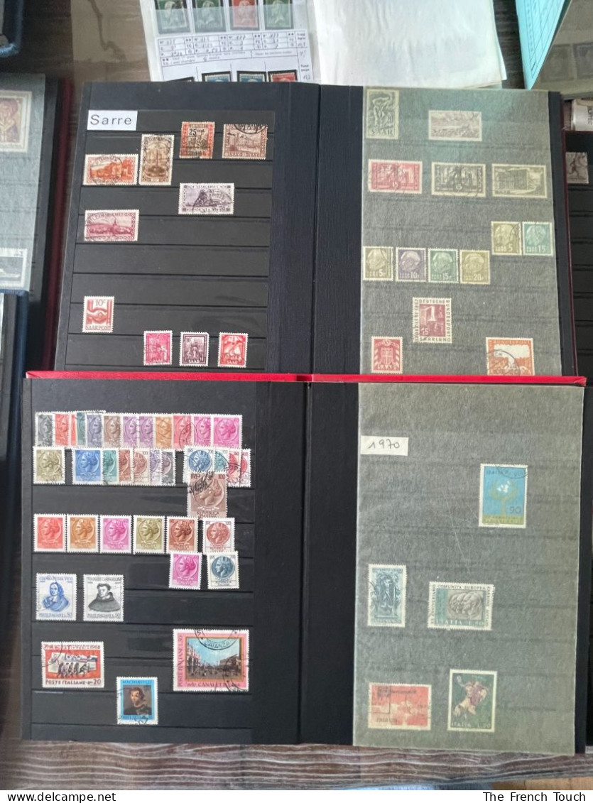 Très grand lot de timbres en vrac