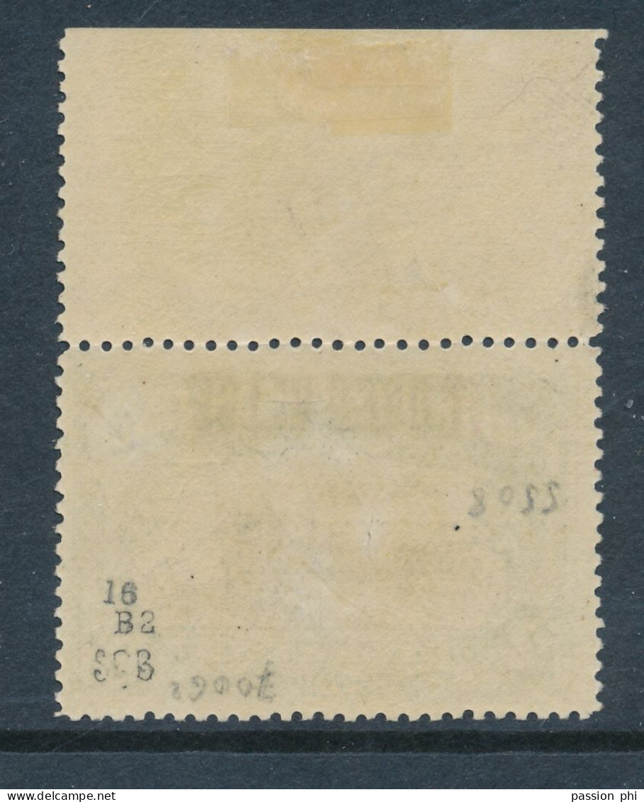 B7 BELGIAN CONGO 1909 ISSUE "BRUSSELS" COB 39 B2 MNH LITTLE IMPERFECTIONS ON THE GUM SIGNED SPB - Gebraucht