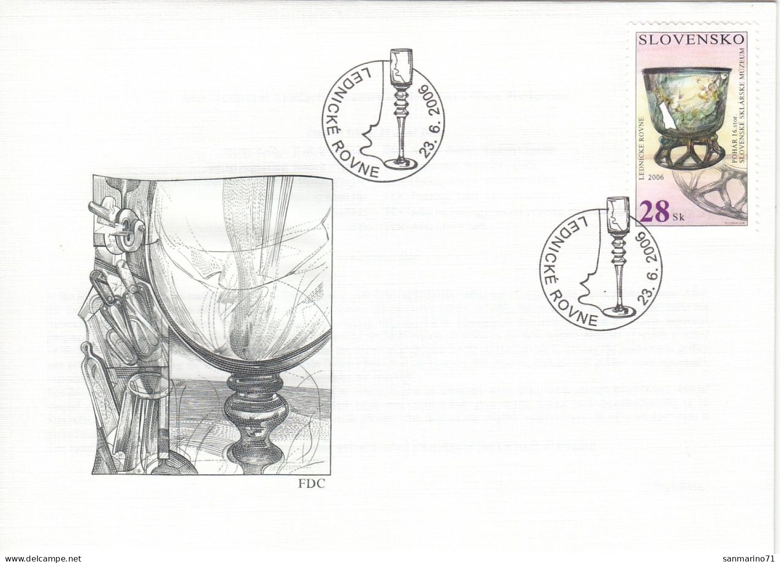 FDC SLOVAKIA 540 - FDC