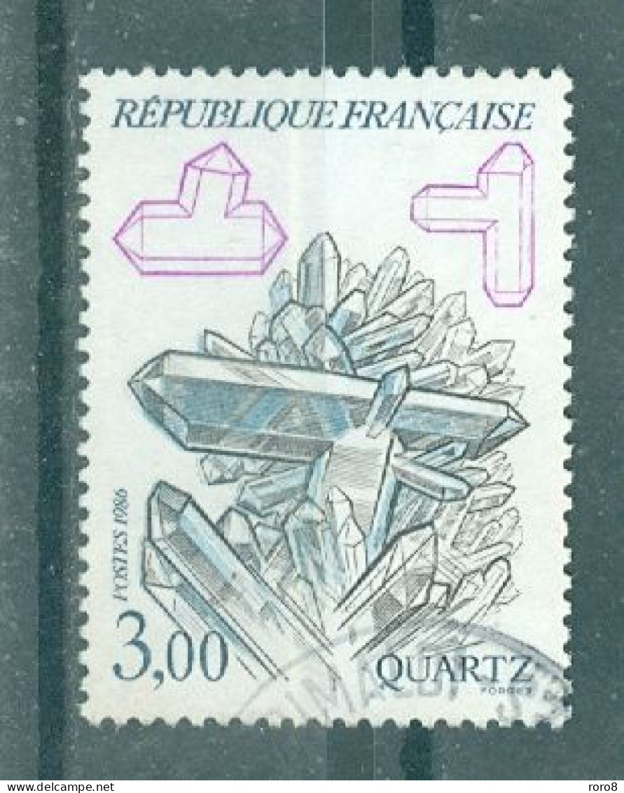 FRANCE - N°2430 Oblitéré - Série "Nature De France" (IV). Minéraux. - Minerali