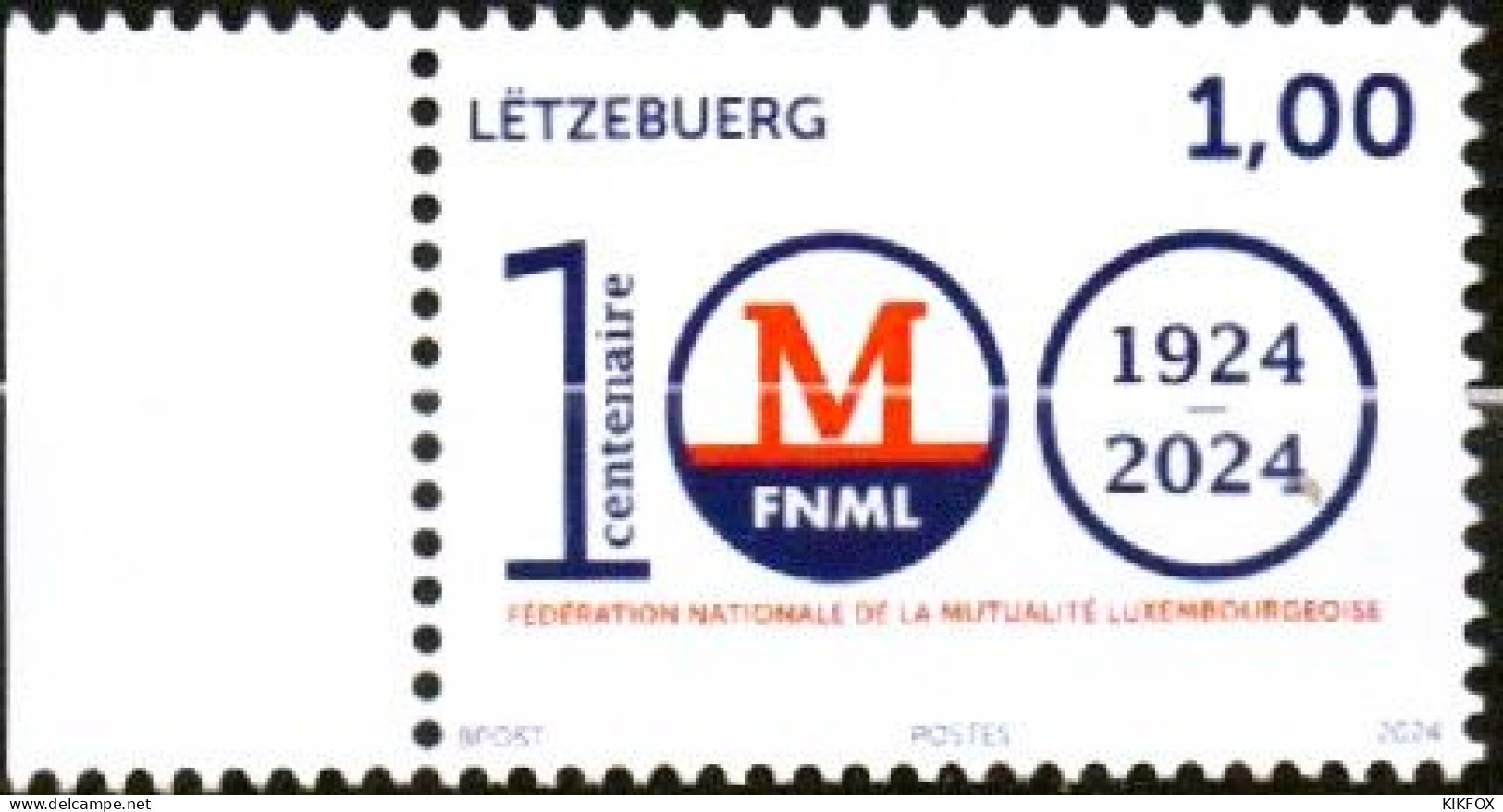 Luxembourg, Luxemburg  2024, MÄRZAUSGABE, MUTUALITE NATIONALE LUXEMBOURGEOISE, POSTFRISCH, NEUF - Nuevos