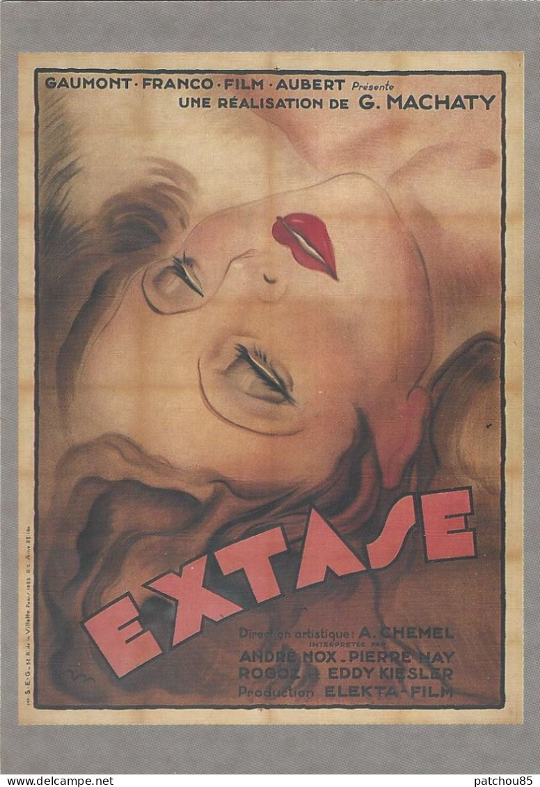 CPM   Affiches De Cinéma  Extase 1933 Film De Gustav Machaty Affiche De Mariani - Afiches En Tarjetas