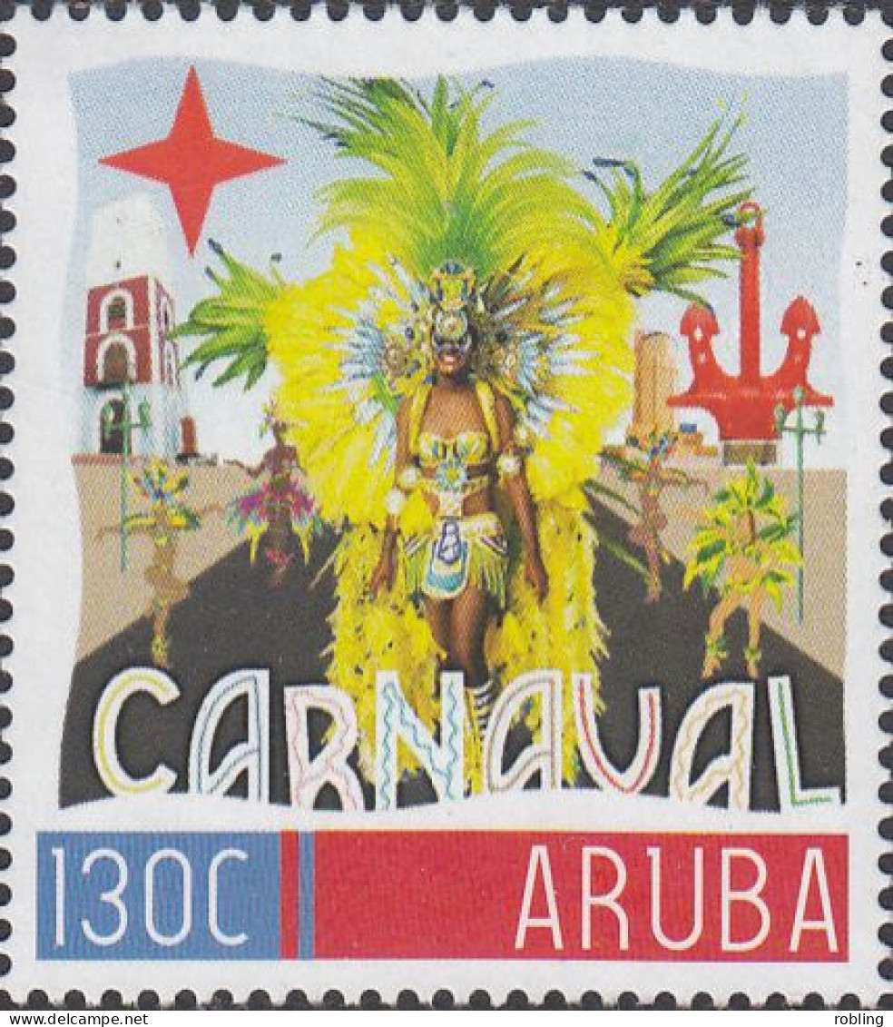 Aruba 2019.Lighthouses Carnaval  Michel 1034-37. 4v - Conchas