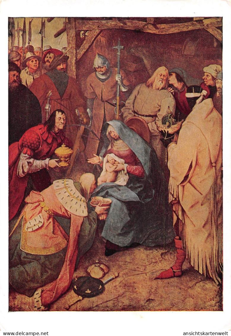 PIETER BREUGEL The Adoration Of The King Nat. Gallery Künstlerkarte Ngl #156.761 - Peintures & Tableaux