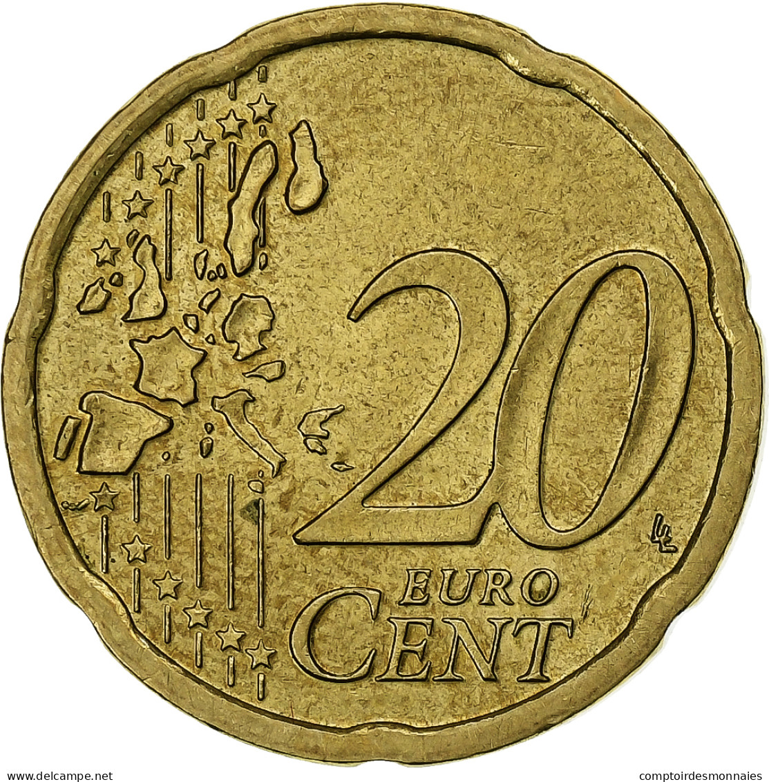 Autriche, 20 Euro Cent, 2002, Vienna, SUP, Laiton, KM:3086 - Oesterreich