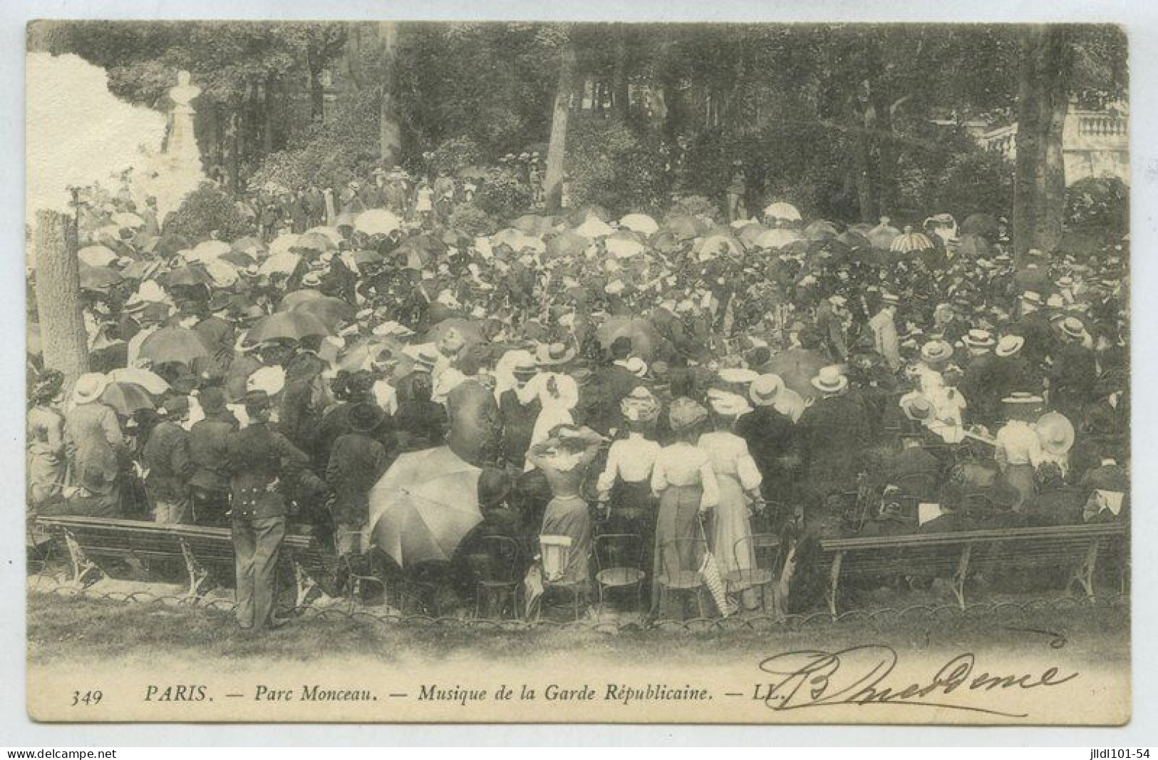 75 - Paris, Parc Monceau, Musique De La Garde Républicaine (lt8) - Parcs, Jardins