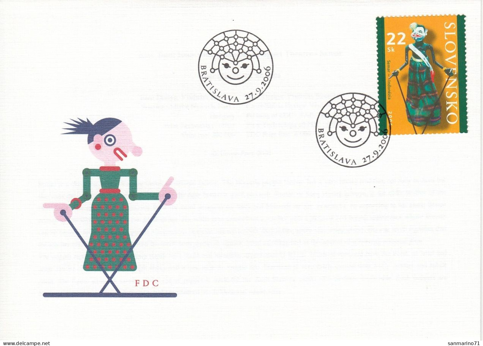 FDC SLOVAKIA 542 - FDC