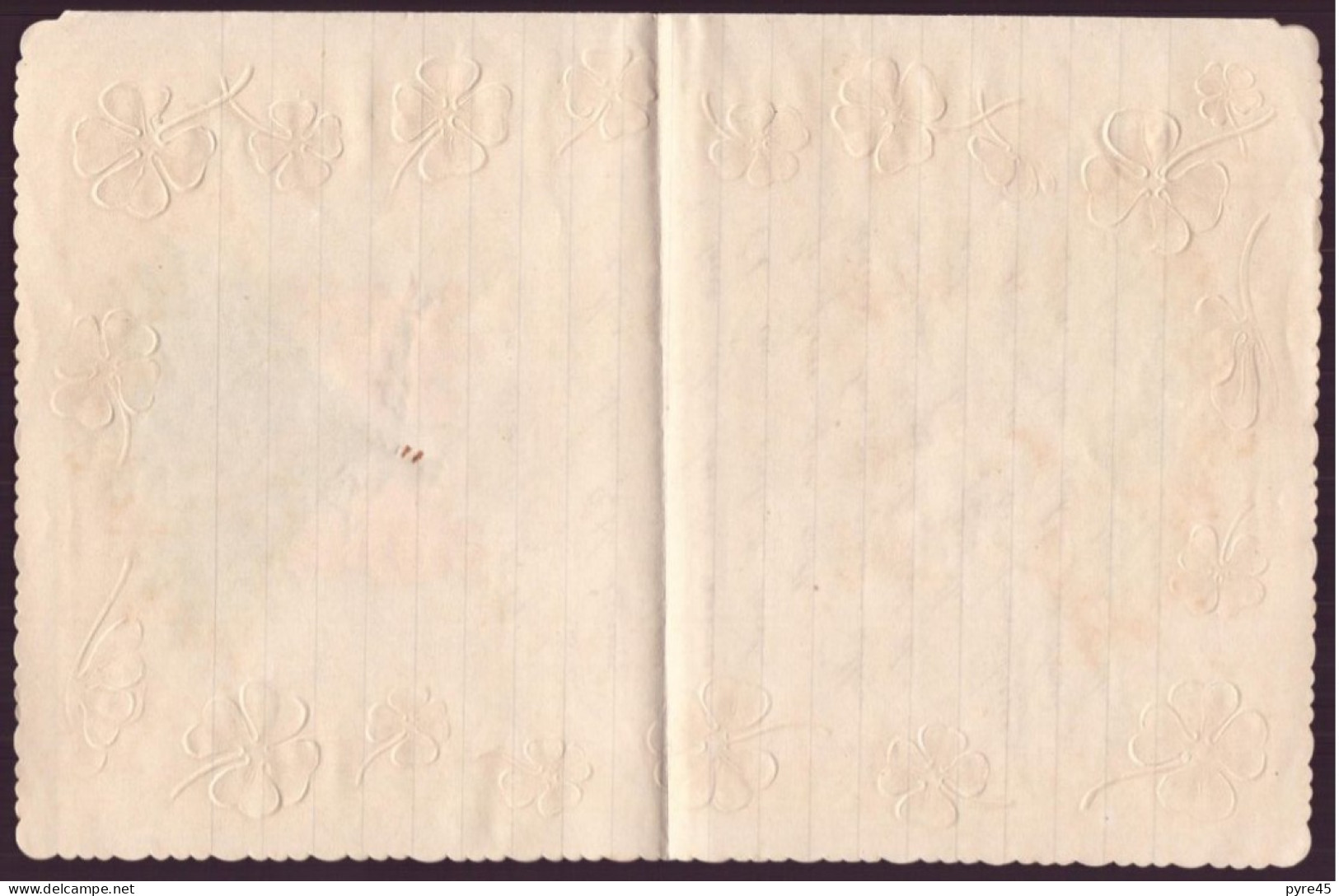 Lettre Manuscrite Avec Decoupis " Colombe, Rose Et Feuillage " 1915 - Unclassified