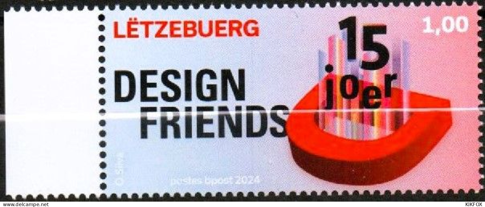 Luxembourg, Luxemburg  2024, MÄRZAUSGABE, LETZEBUERG DESIGN FRIENDS,POSRFRISCH, NEUF - Neufs