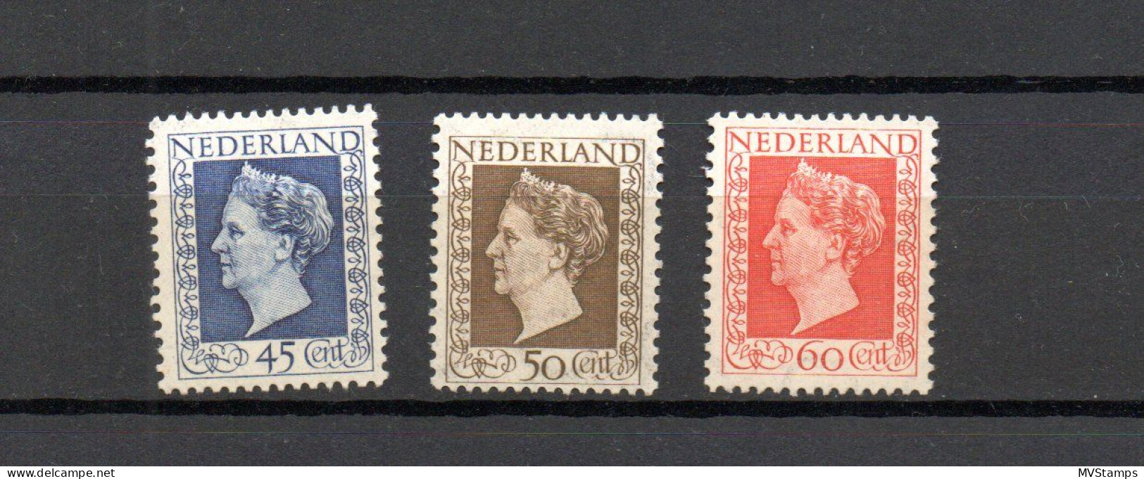 Niederlande 1948 Satz 500/502 Wilhelmina Freimarken Ungebraucht/MLH - Ungebraucht