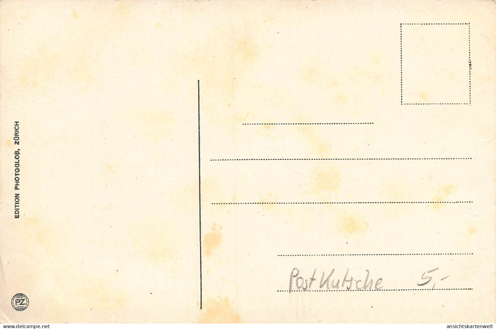 Postkutsche Am Urnerloch Bei Andermatt Ngl #161.112 - Poste & Postini