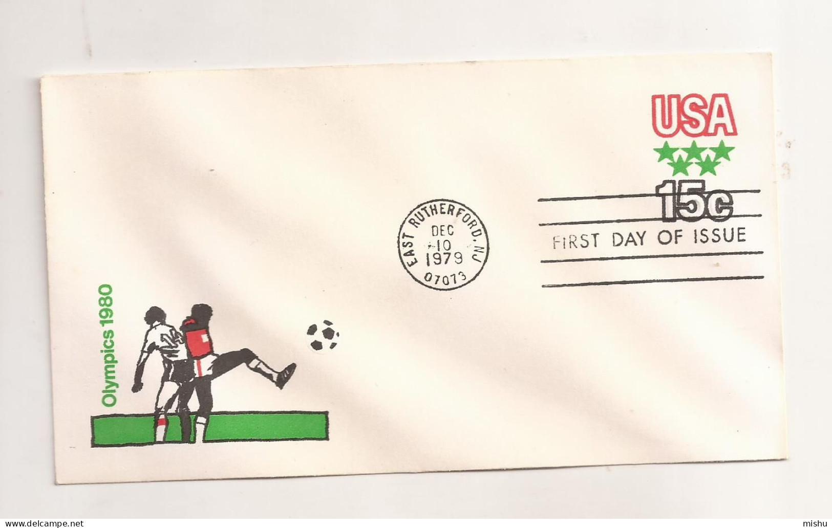 P7 Envelope FDC-USA - Olympics 1980 - First Day Of Issue ,uncirculated 1979 - Sonstige & Ohne Zuordnung