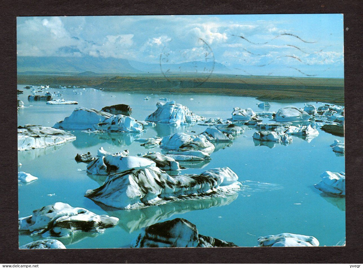 Islande - Iceblocks In The Jökulsa On Breiôamerkursandur ( Postée En 1995) Blocs De Glace Ou Icebergs - Islande