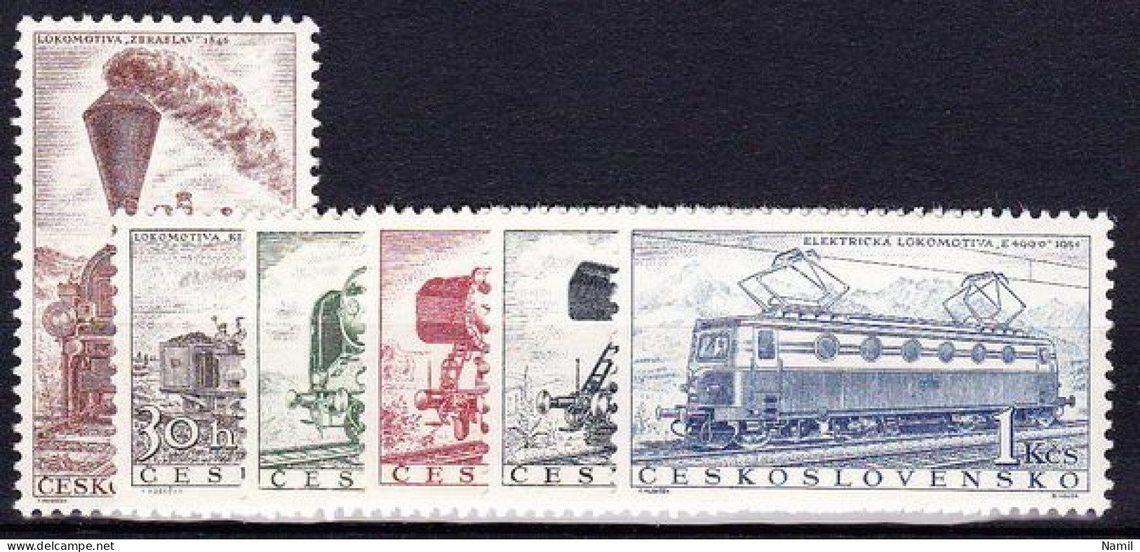 ** Tchécoslovaquie 1956 Mi 988-93 (Yv 875-80), (MNH)** - Unused Stamps