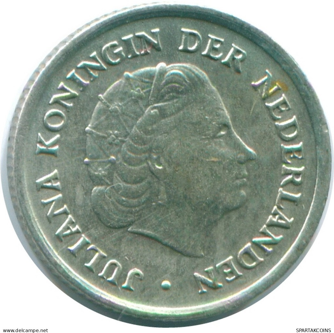 1/10 GULDEN 1970 NIEDERLÄNDISCHE ANTILLEN SILBER Koloniale Münze #NL13017.3.D.A - Antilles Néerlandaises