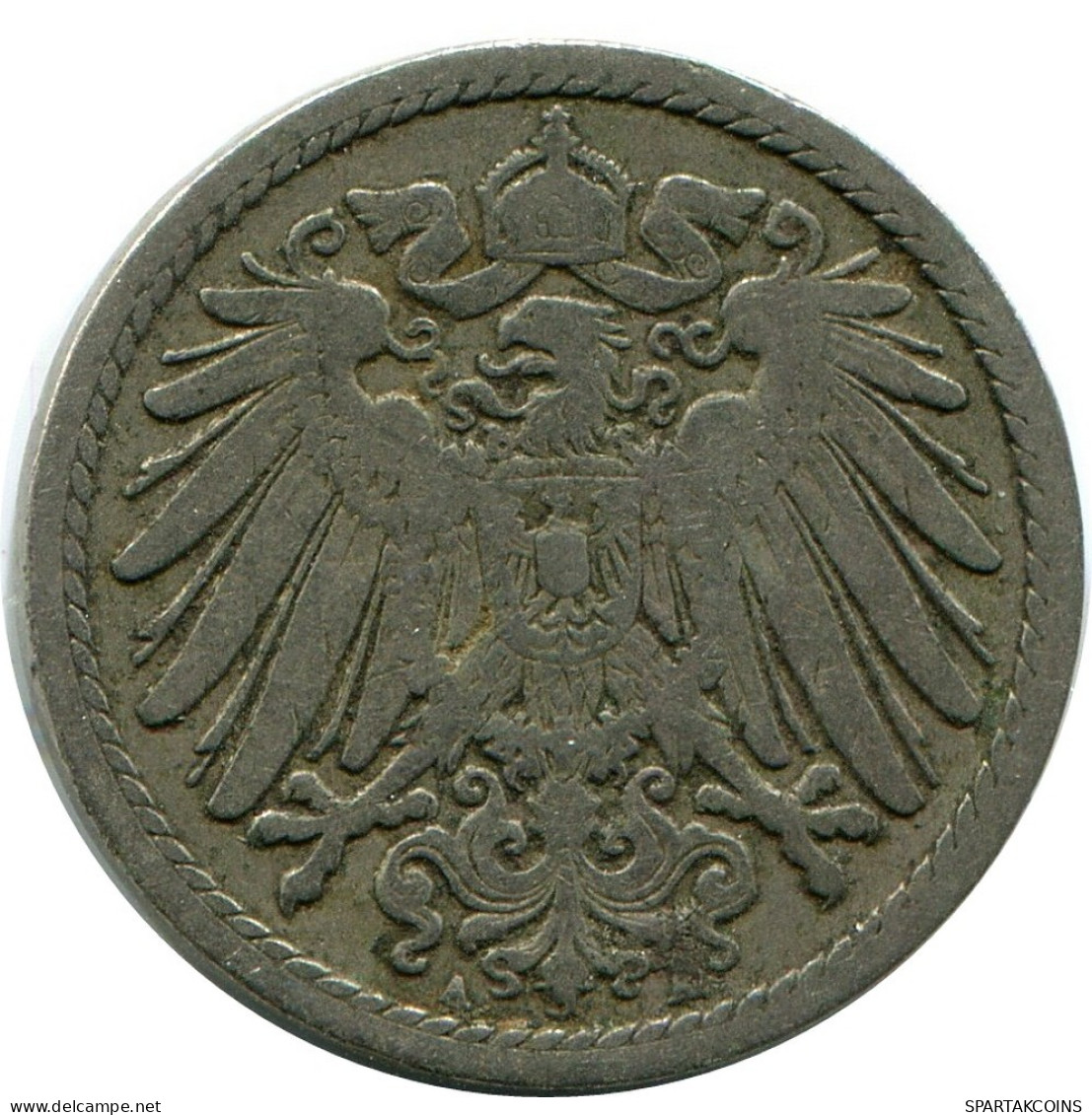 5 PFENNIG 1894 A GERMANY Coin #DB168.U.A - 5 Pfennig