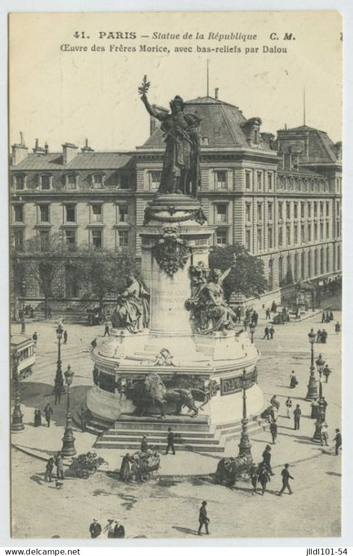 75 - Paris, Statue De La République (lt8) - Statue