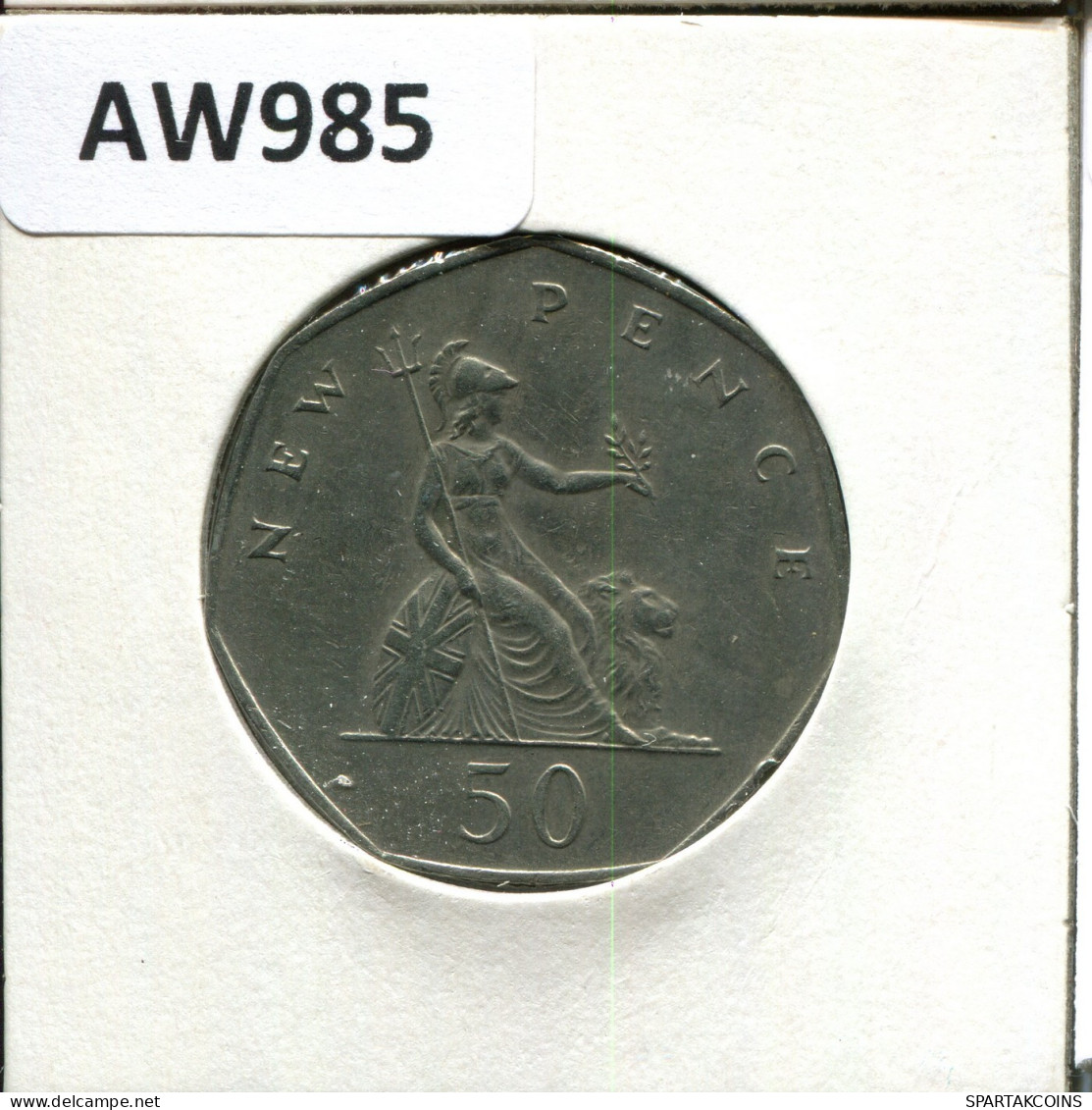 50 PENCE 1976 UK GBAN BRETAÑA GREAT BRITAIN Moneda #AW985.E.A - 50 Pence