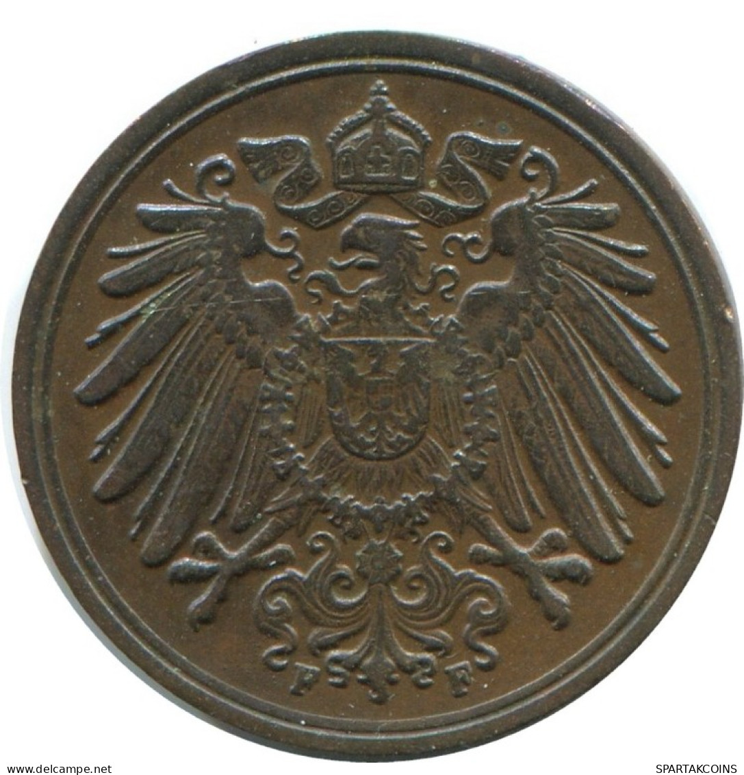 1 PFENNIG 1913 F DEUTSCHLAND Münze GERMANY #AE580.D.A - 1 Pfennig